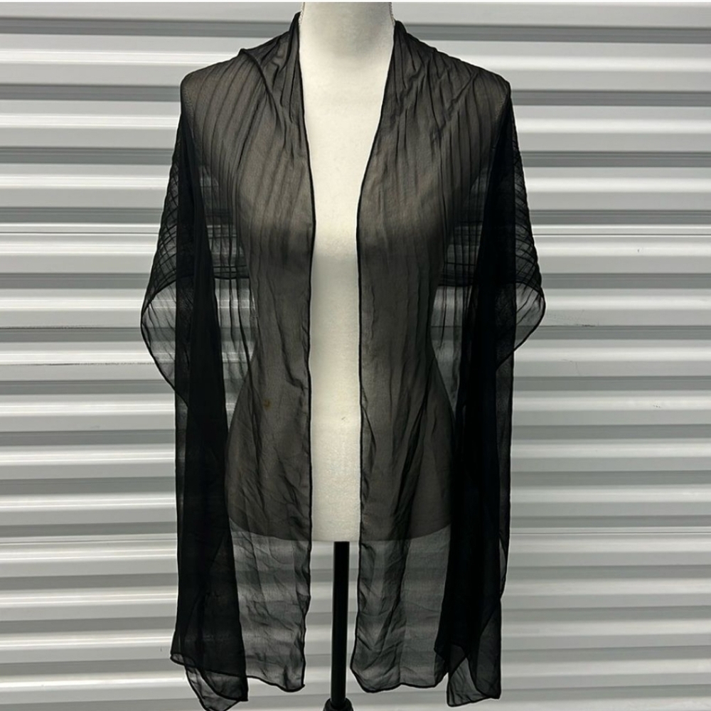 Giani Bernini Black Sheer Wrap